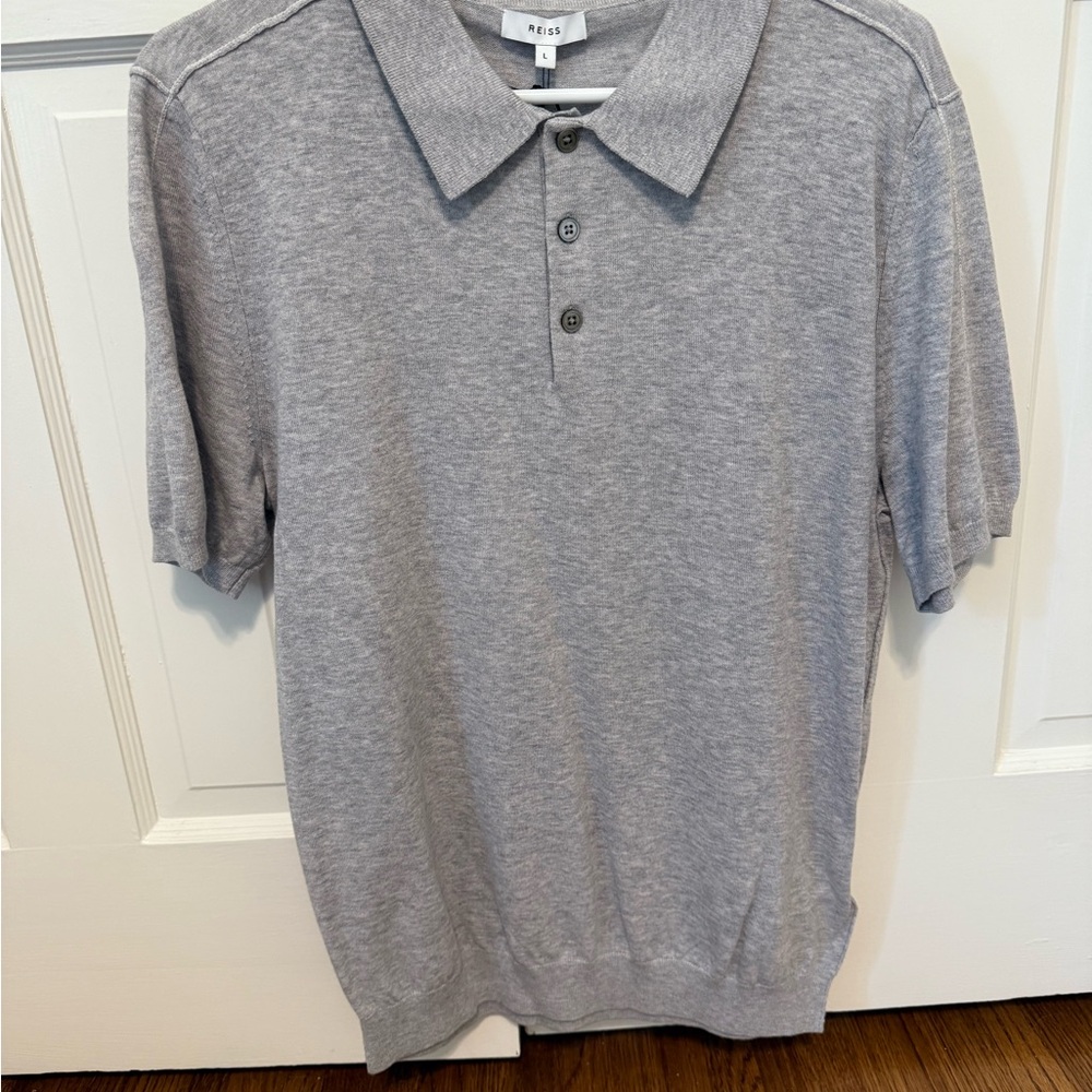 Reiss Light Gray Polo Shirt